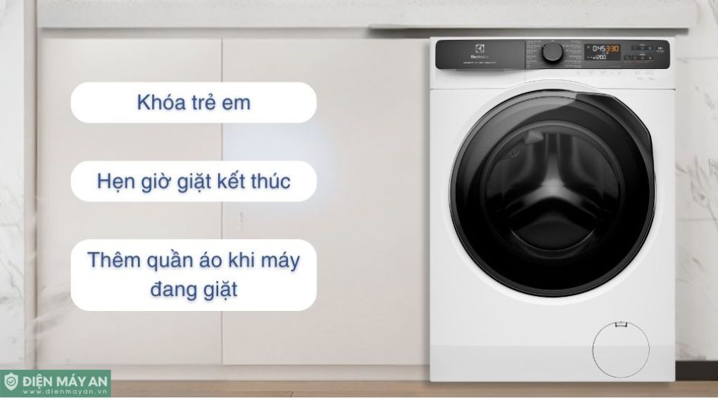 Máy Giặt Sấy Electrolux Inverter Giặt 11Kg Sấy 7Kg EWW1123P5WC 